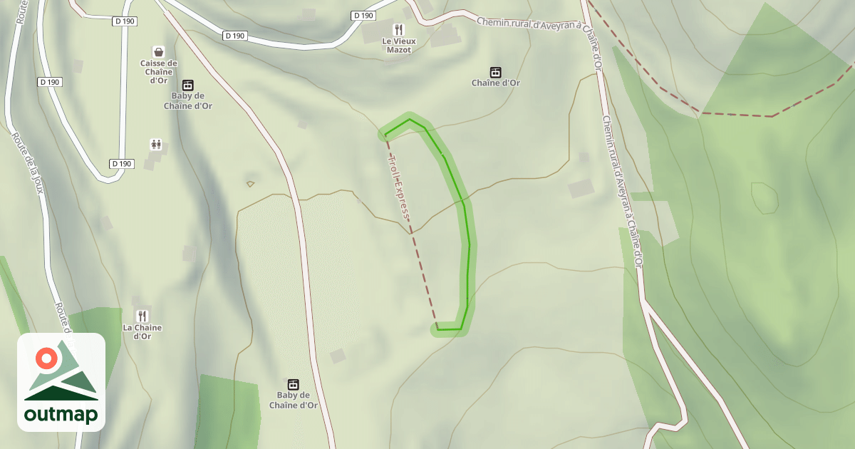 Map of Chaine d'Or