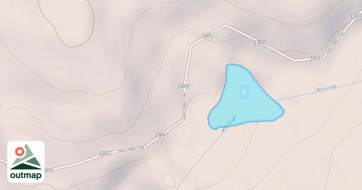 Map of Mill Creek Trail