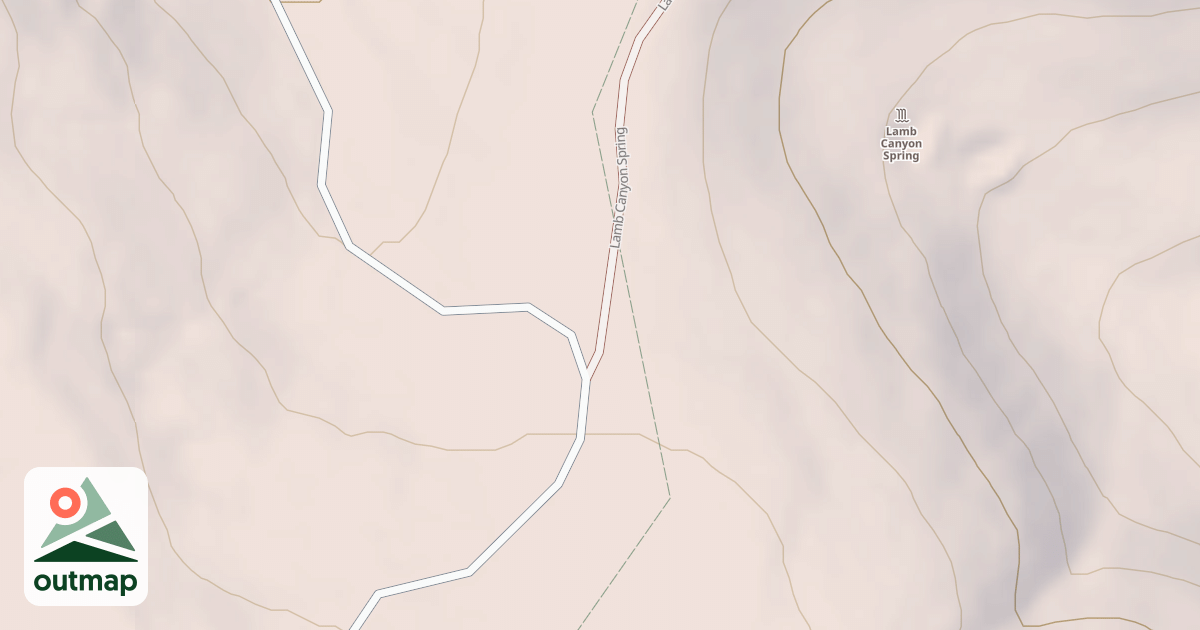 Map of LAMBS CANYON 4X4