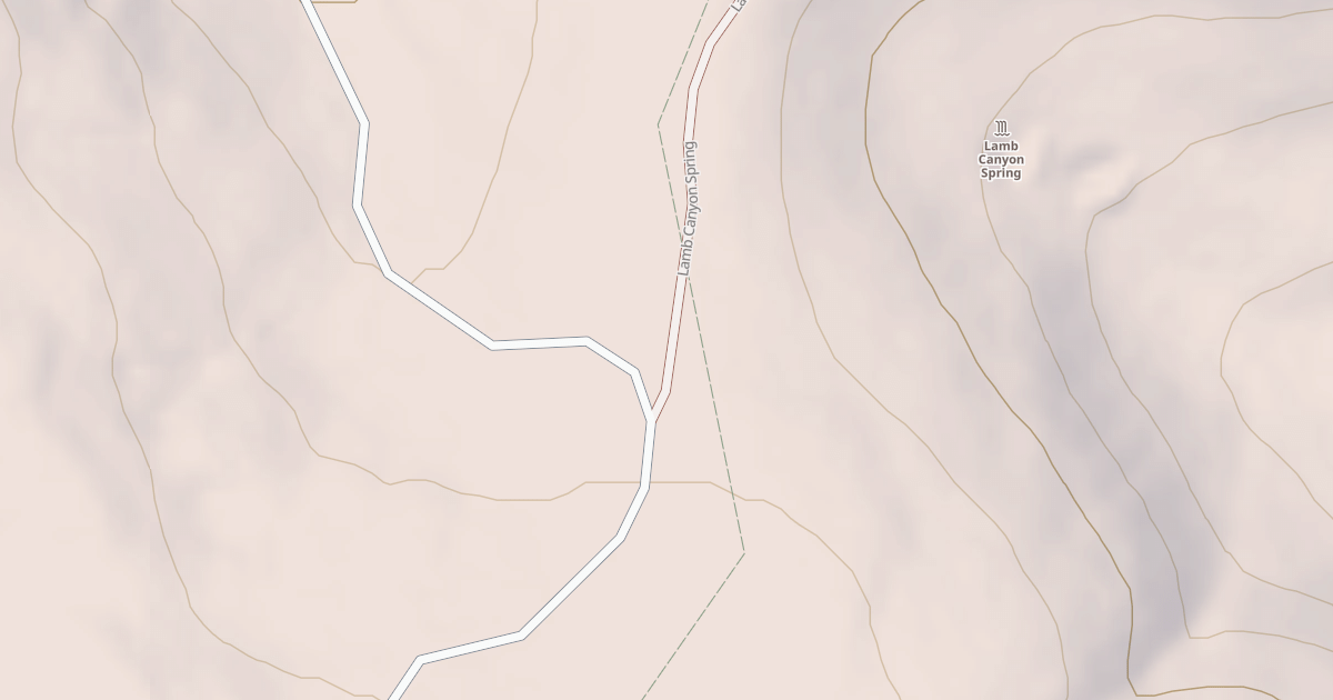 Map preview of LAMBS CANYON 4X4