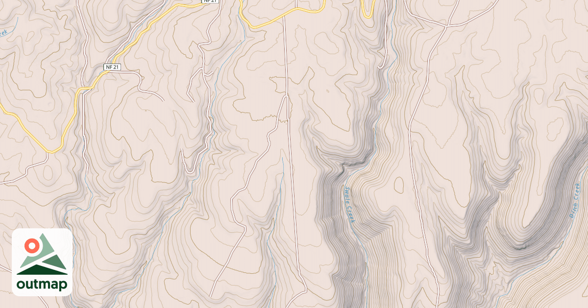 Map of TWO SPRING