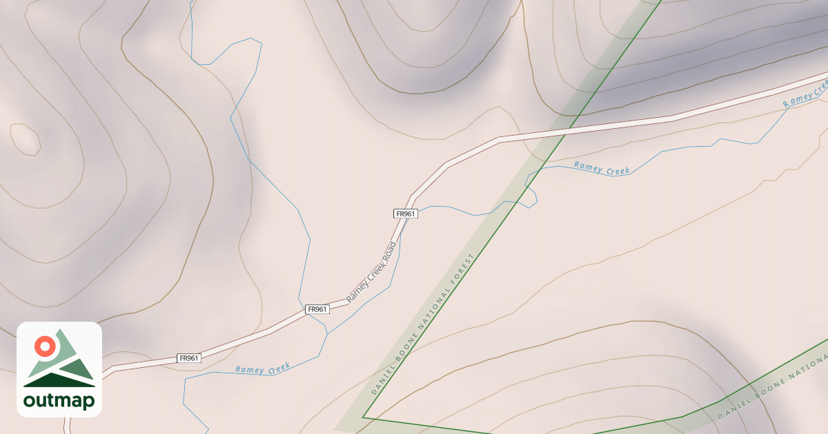 Map of RAMEY CREEK