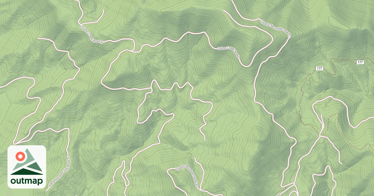 Map of GUINN CREEK