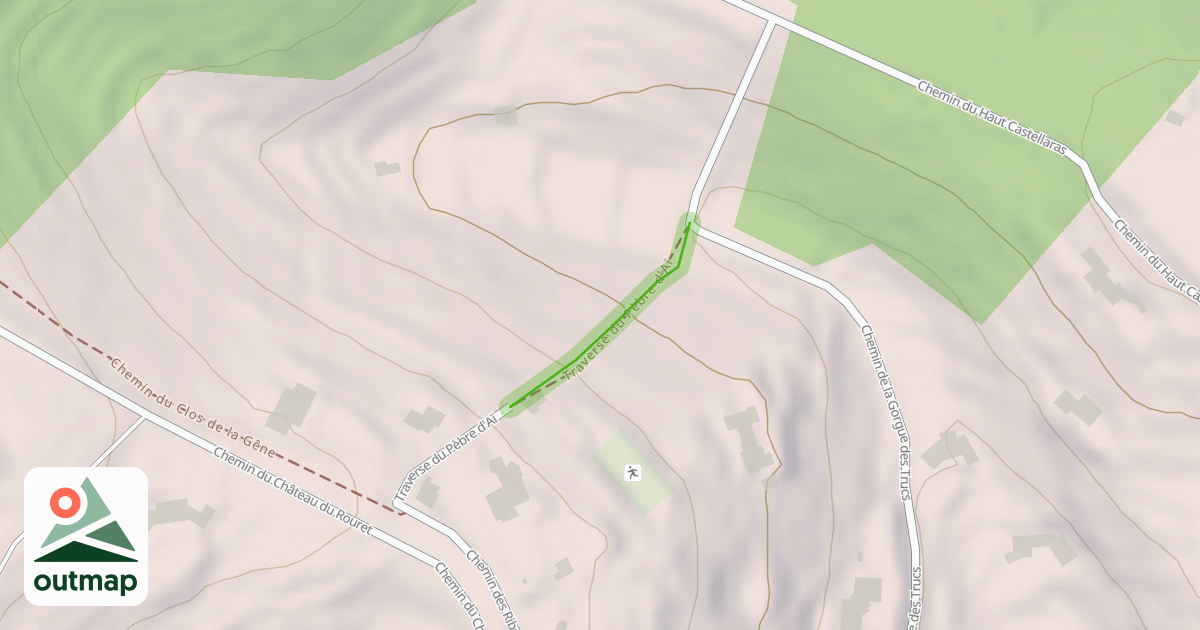 Map of Traverse du Pèbre d'Aï