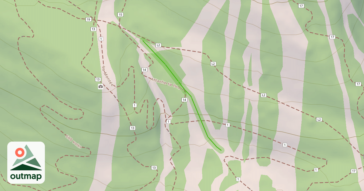 Map of Vieux Chemin