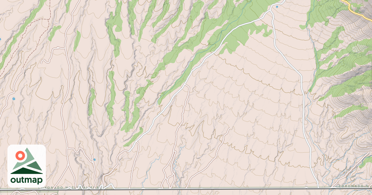 Map of COPPER CANYON