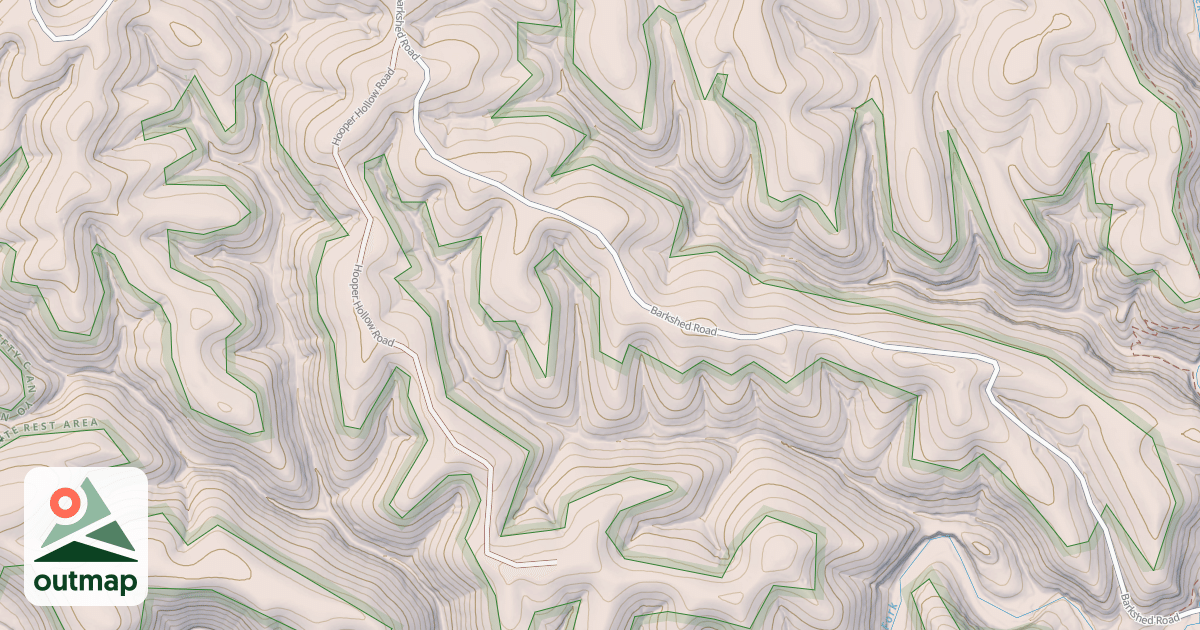 Map of HOOPER HOLLOW