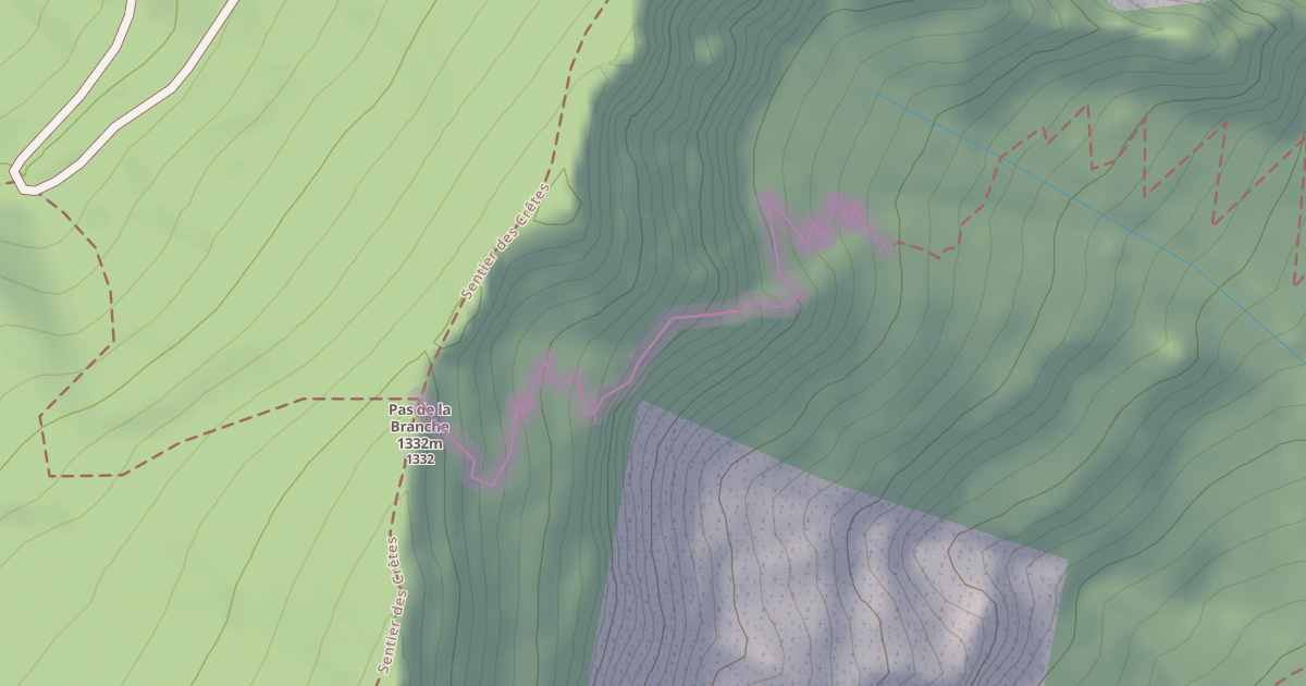 Map preview of Pas de la Branche