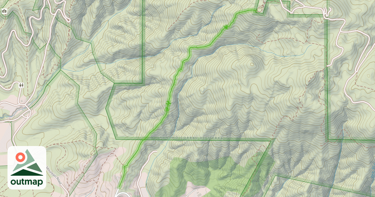 Map of Alta Vista Trail