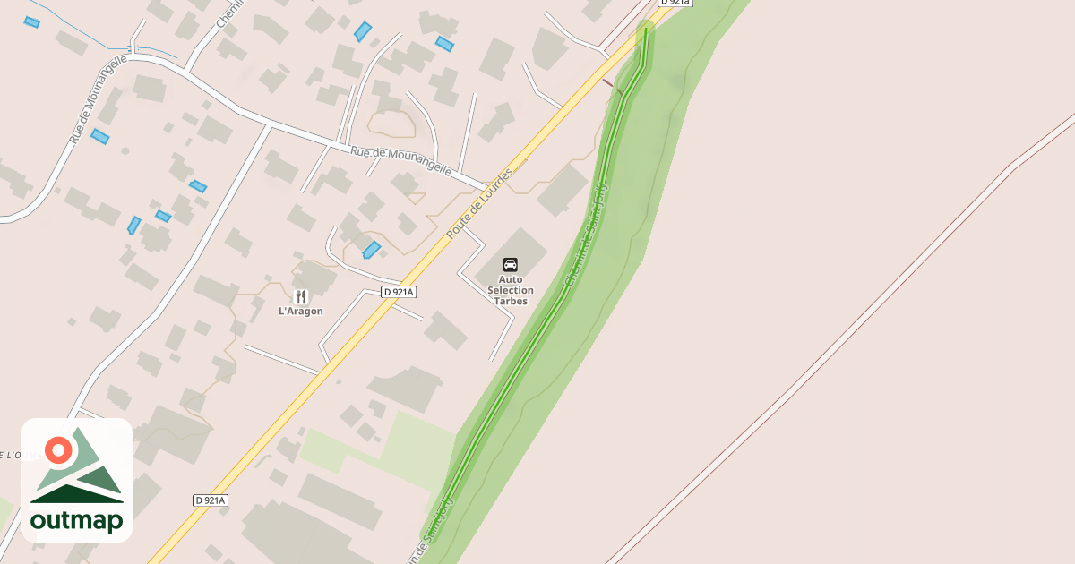 Map of Chemin de Saint-Jorly