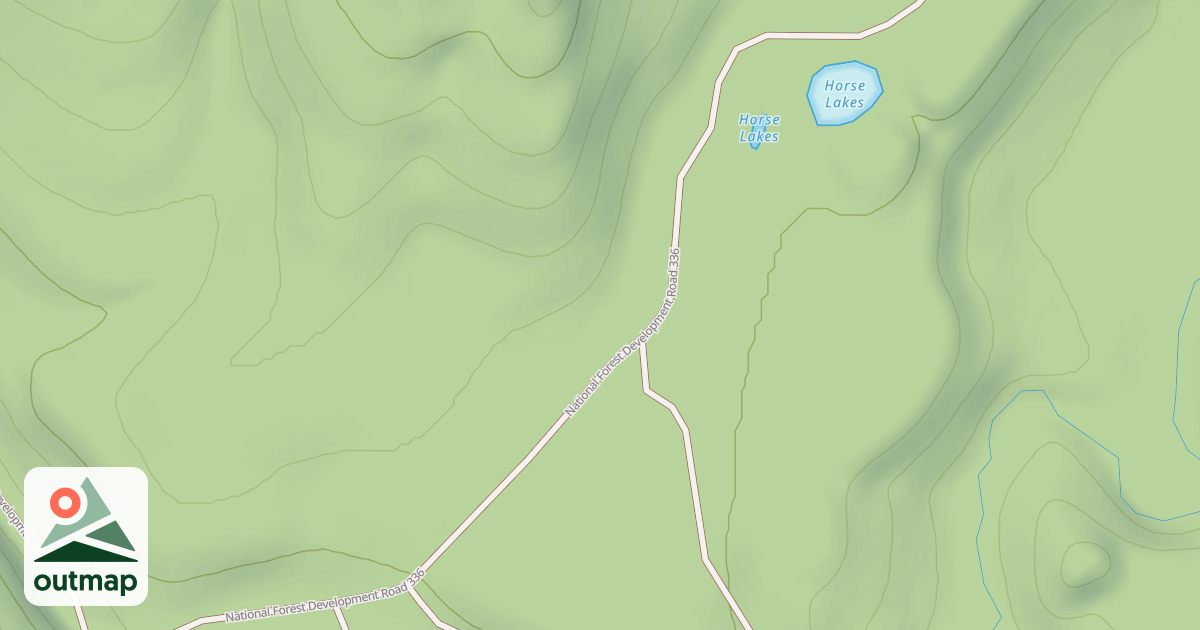Map of East Pipe/big Creek  Snowmobl