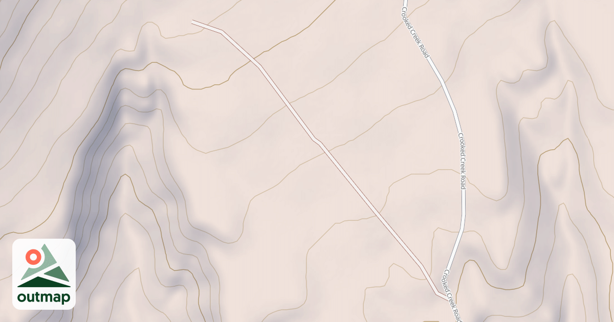 Map of Dandy Mine Road