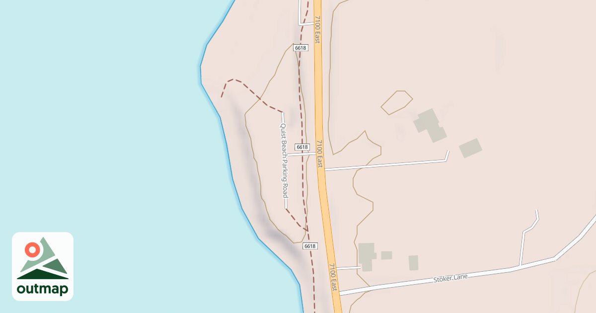 Map of QUIST BEACH PARKING