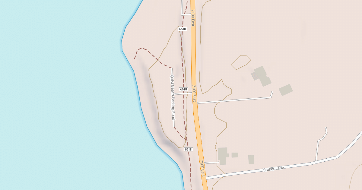 Map preview of QUIST BEACH PARKING