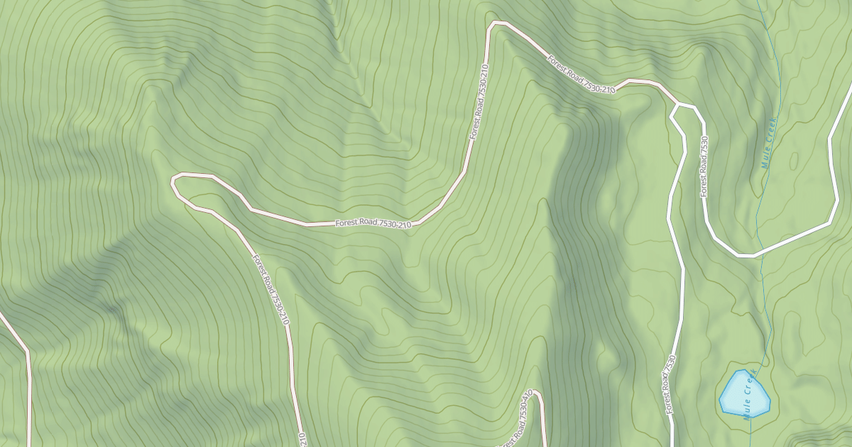 Map preview of MULE RIDGE