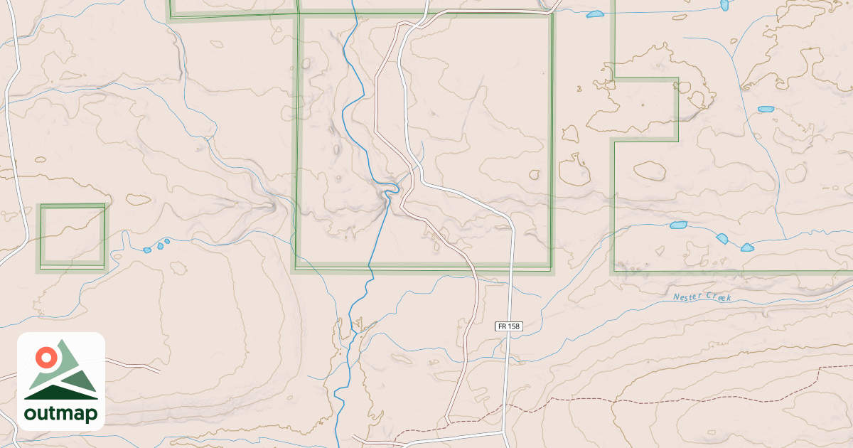 Map of EXPRESSWAY SNOWMOBILE ROUTE