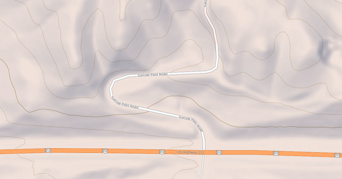 Map preview of SUICIDE PASS