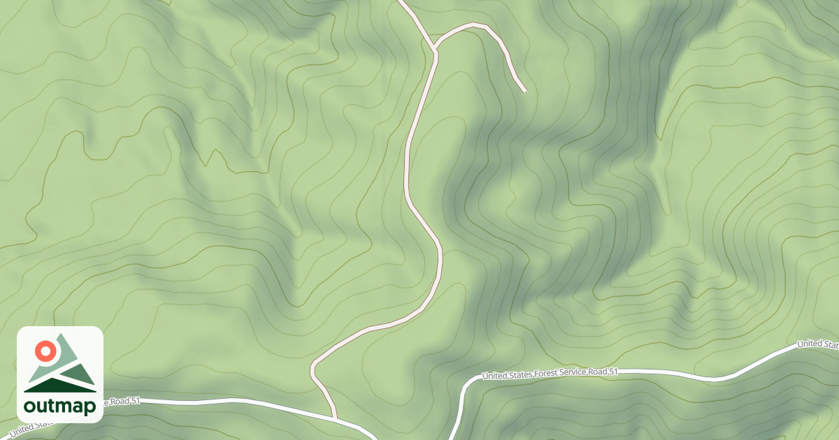 Map of USFS Motor Vehicle Use Map Roads {BD8D7345-FFF2-41F9-A197-E61238E774F7}