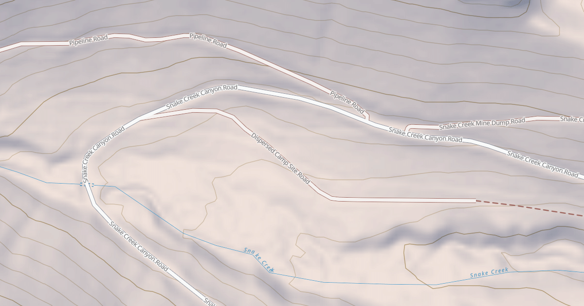 Map preview of DISPERSED CAMP SITE