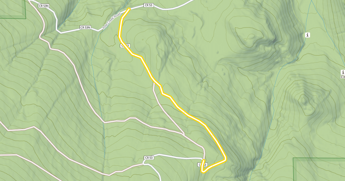 Map preview of Blue Ridge Road