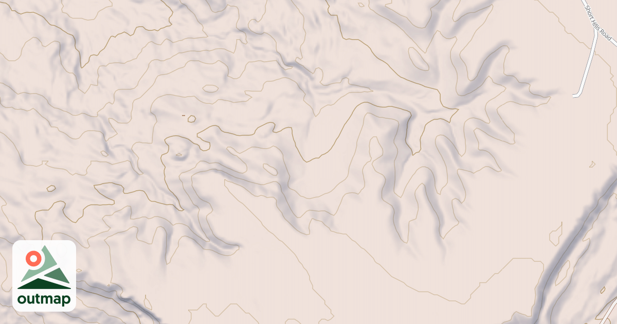 Map of MOREAU PEAK