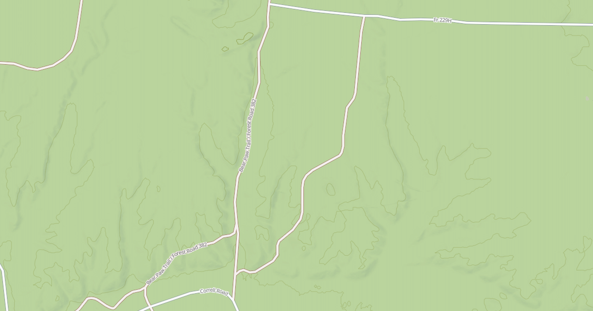 Map preview of FR 389B