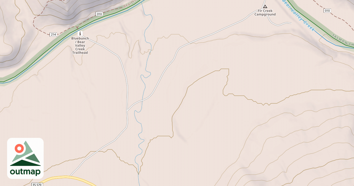 Map of FIR CREEK CAMPGROUND
