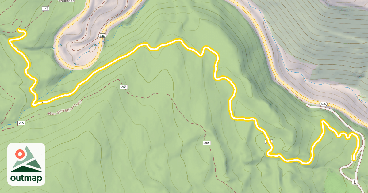 Map of Challenge Trail