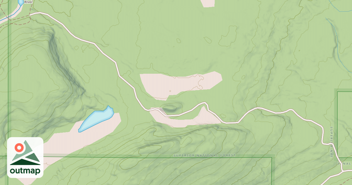 Map of Lutsen Trail Access