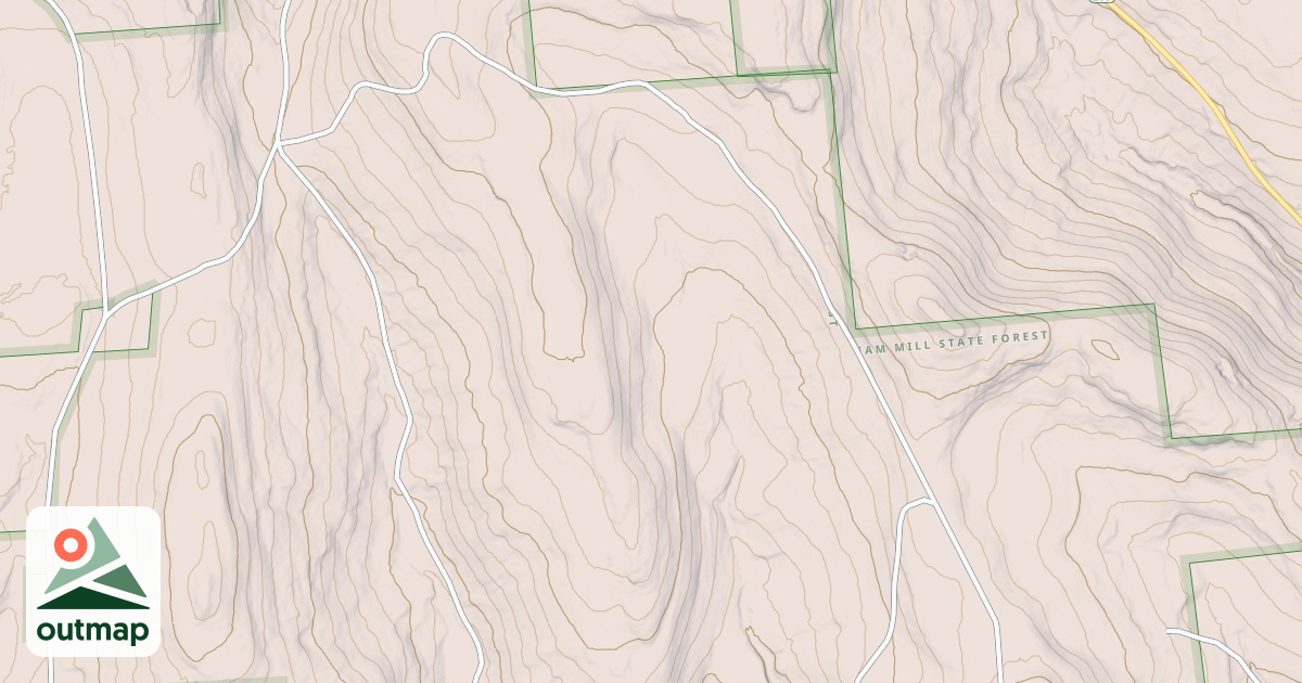 Map of Snowmobile Trail