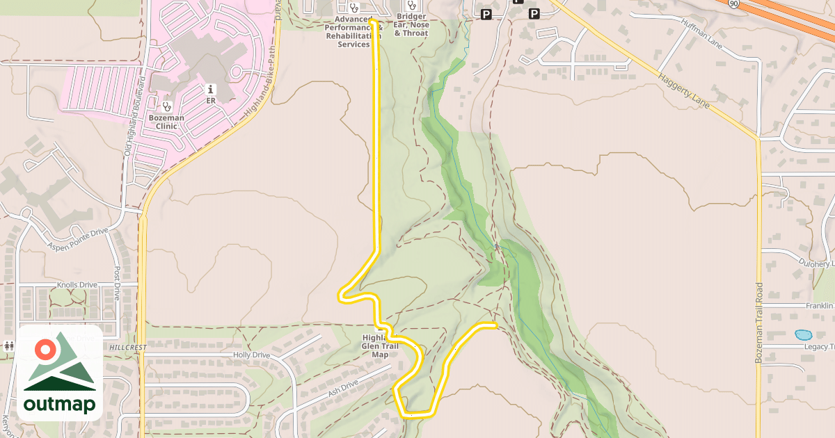 Map of Multi-Use Trails