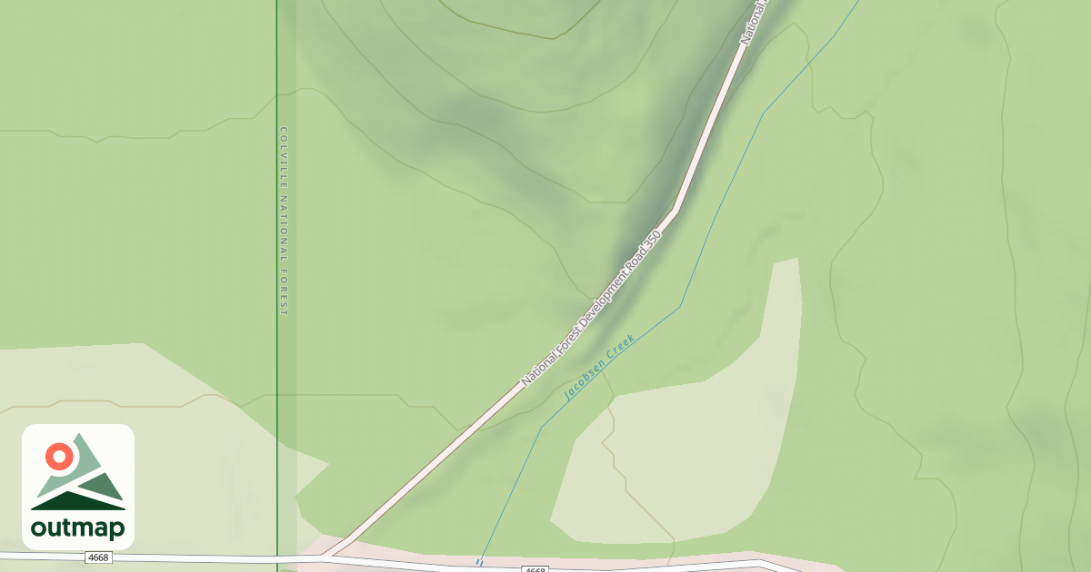 Map of BLACKTAIL BUTTE