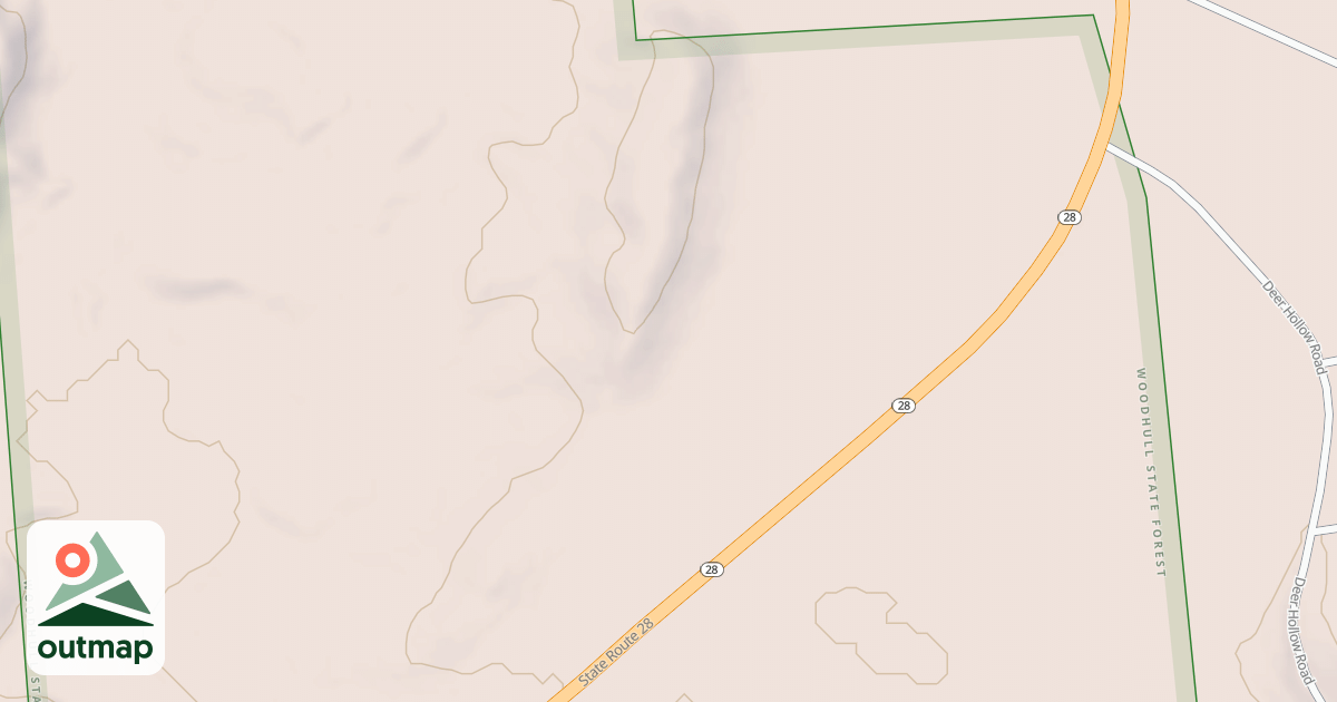 Map of Snowmobile Trail