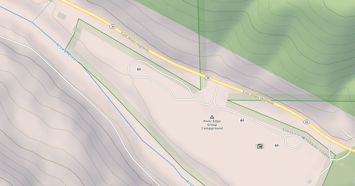 Map preview of RIVEREDGE CAMPGROUND