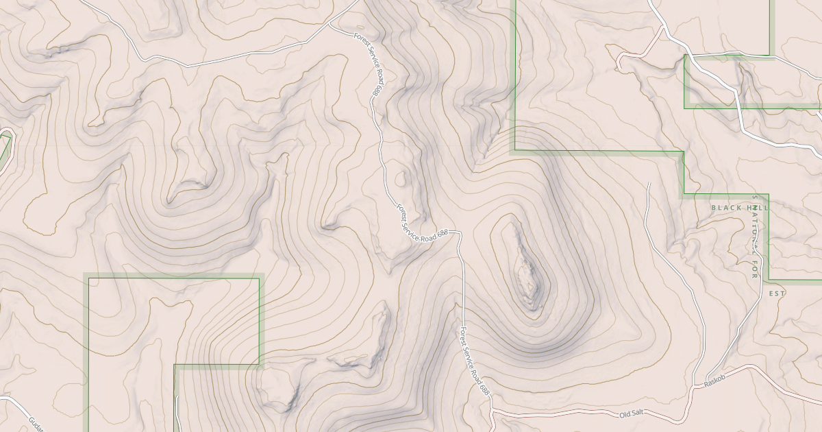 Map preview of CUSTER PEAK BR 3A