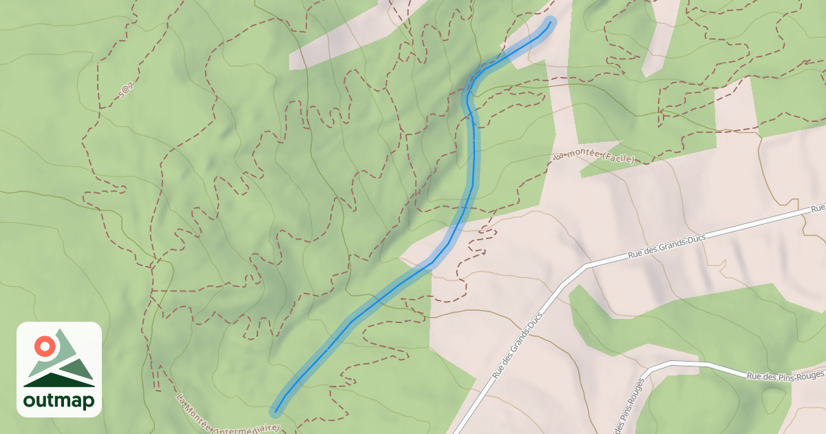 Map of L'Exigue