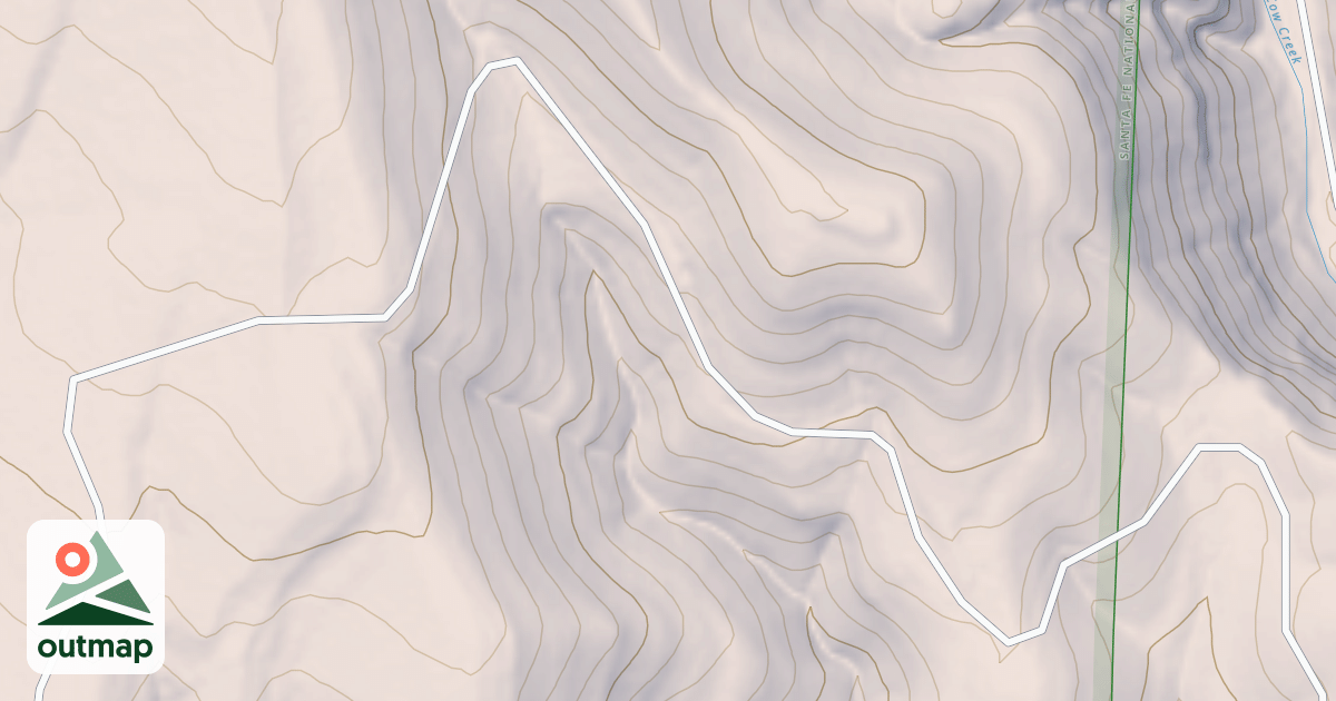 Map of USFS Motor Vehicle Use Map Roads {C0E22ACE-3D70-4EEF-800B-B4CA9EF62A07}
