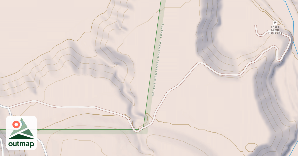 Map of FRISCO CAMP