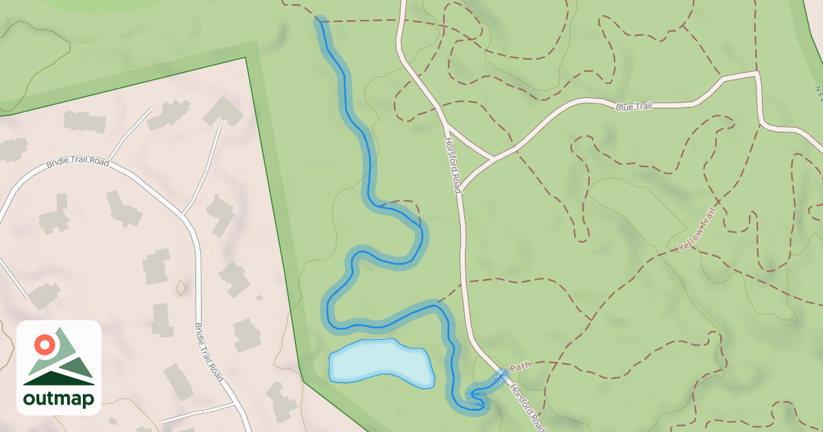 Map of Red Path