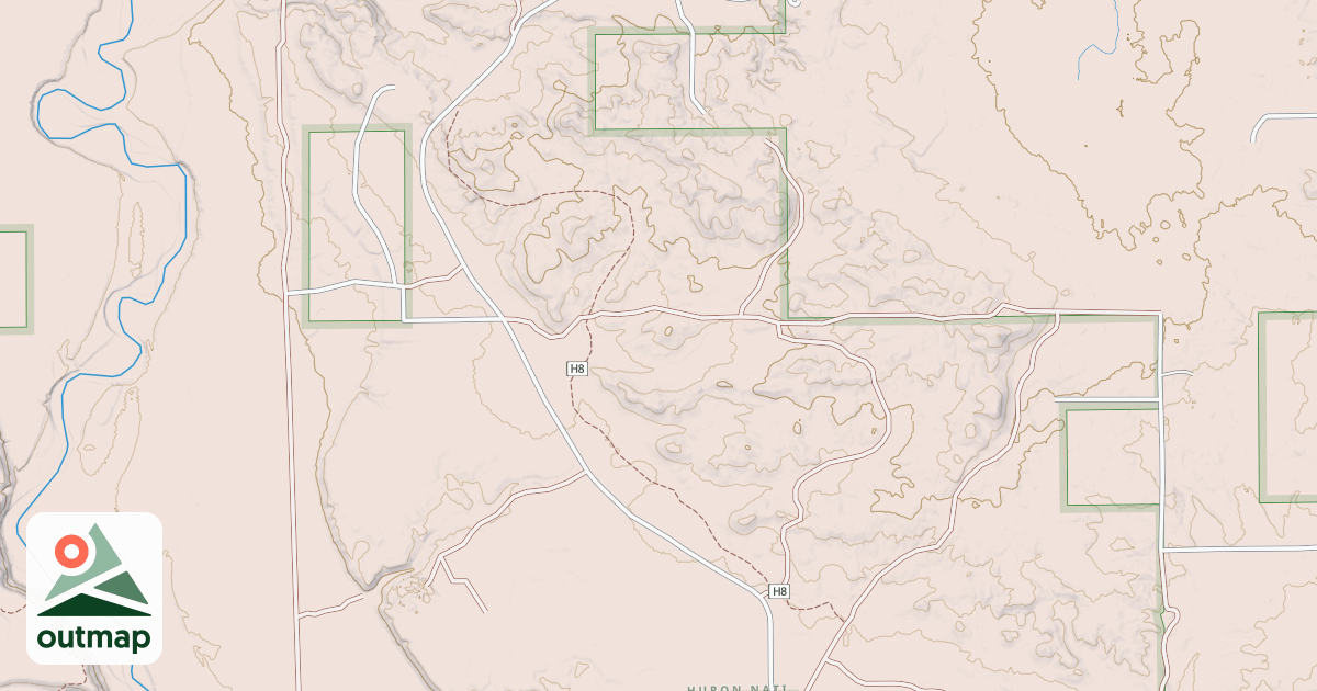 Map of Oscoda To Oasis