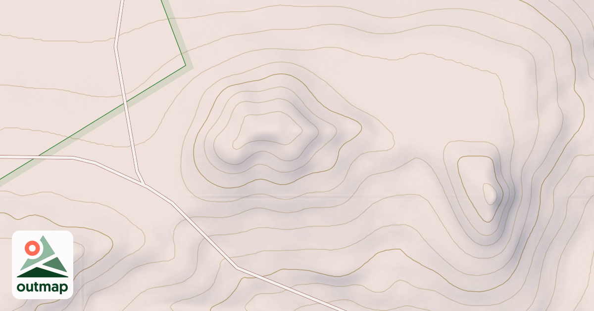 Map of COATES CUTOFF