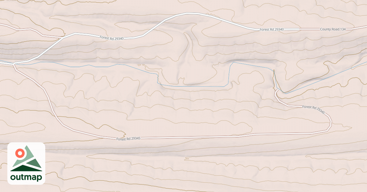 Map of USFS Motor Vehicle Use Map Roads {9A3F41BD-F826-4CFB-BFE1-2A1A58AD69C9}