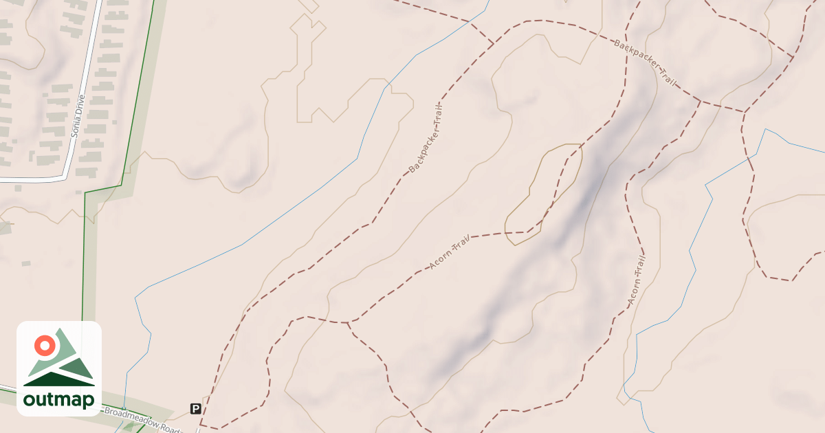 Map of Backpacker Trail
