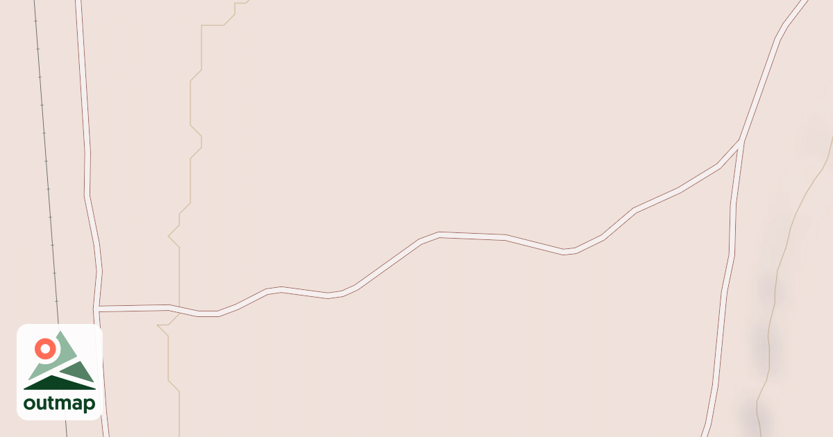 Map of MAMMOTH SPUR