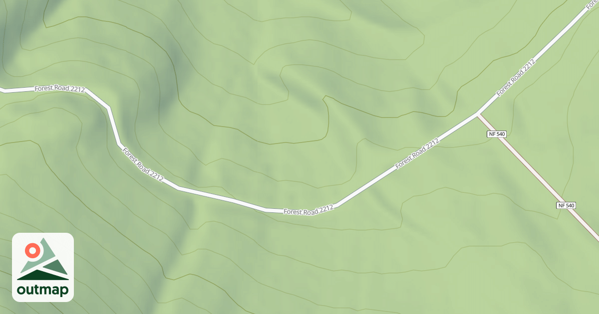 Map of KINNEY CREEK ROAD