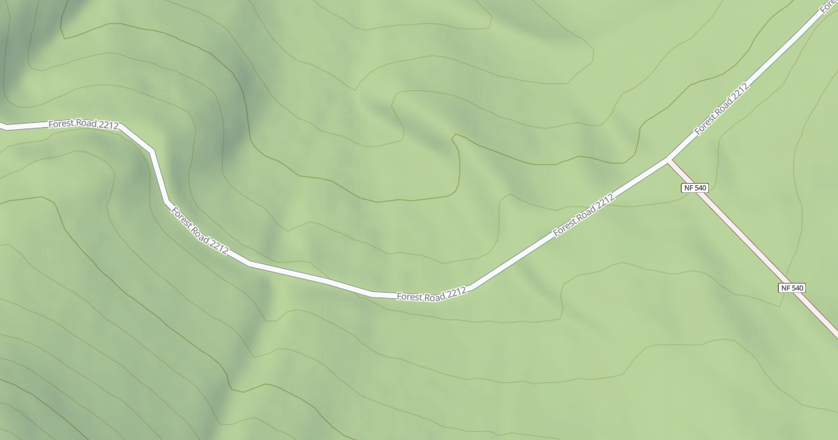 Map preview of KINNEY CREEK ROAD