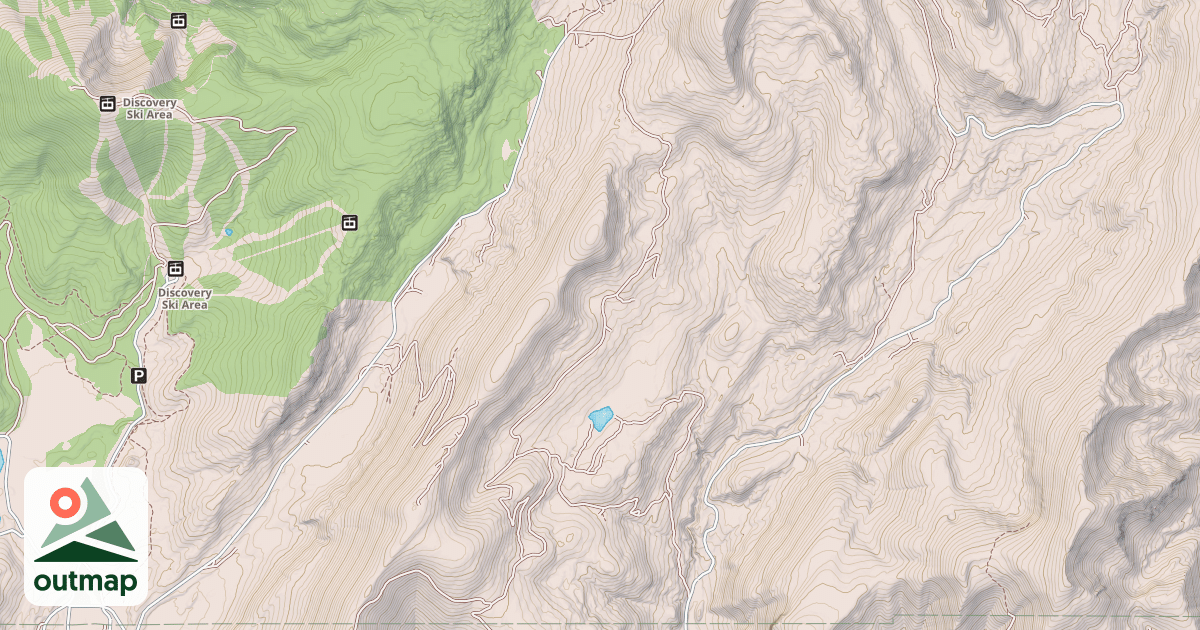 Map of HIDDEN LAKE SNOWMOBILE