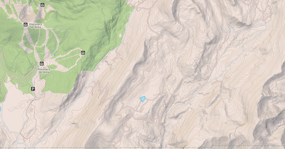 Map preview of HIDDEN LAKE SNOWMOBILE