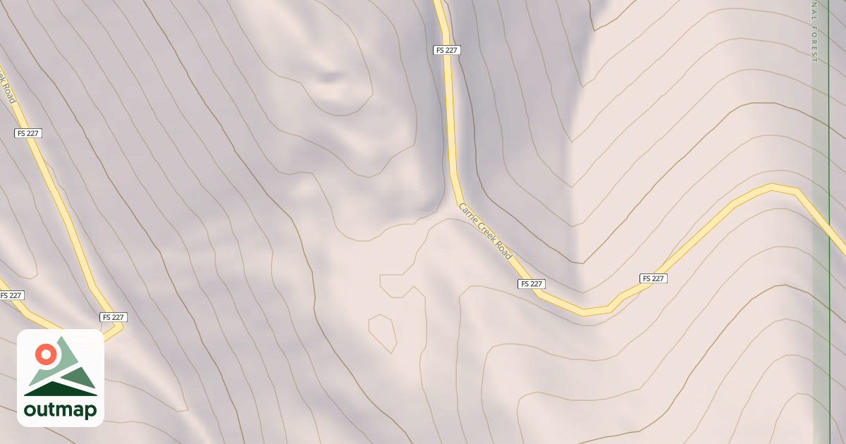 Map of DOLLARHIDE CORRAL