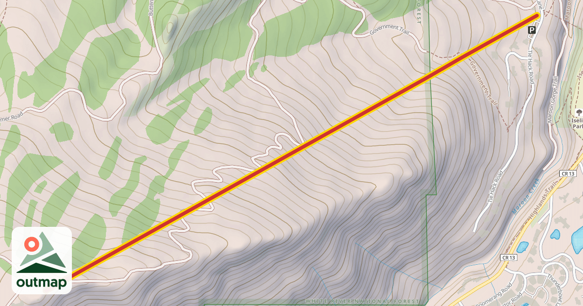 Map of Tiehack Express